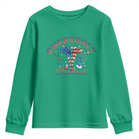Patriotic Emergency Department Youth Sweatshirt USA 250th Anniversary Medical Gift