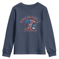 Patriotic Emergency Department Youth Sweatshirt USA 250th Anniversary Medical Gift