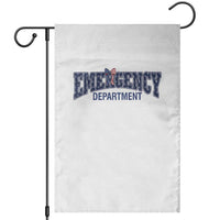 Patriotic ER Nurse Gift Garden Flag America 250th Anniversary