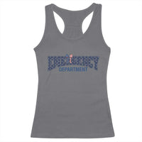 Patriotic ER Nurse Gift Racerback Tank Top America 250th Anniversary