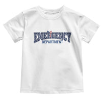 Patriotic ER Nurse Gift Toddler T Shirt America 250th Anniversary