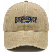 Patriotic ER Nurse Gift Washed Cotton Baseball Cap America 250th Anniversary