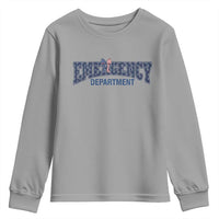 Patriotic ER Nurse Gift Youth Sweatshirt America 250th Anniversary