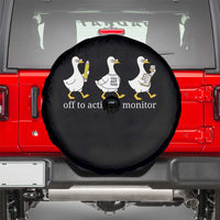 Funny Goose Teacher Testing Day Spare Tire Cover Off to Actively Monitor