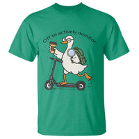 Funny Silly Goose Proctor T Shirt Off to Actively Monitor Teacher Testing Day