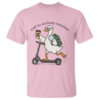 Funny Silly Goose Proctor T Shirt Off to Actively Monitor Teacher Testing Day