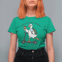 Funny Silly Goose Proctor T Shirt For Women Off to Actively Monitor Teacher Testing Day