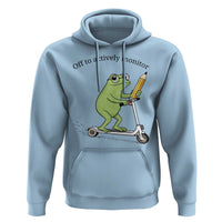 Funny Frog Teacher Testing Test Day Hoodie Off To Actively Monitor