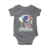 Merica Labrador Retriever Lover Baby Onesie 250th Anniversary Gift
