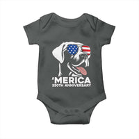Merica Labrador Retriever Lover Baby Onesie 250th Anniversary Gift