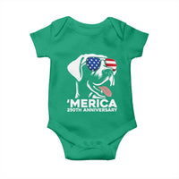 Merica Labrador Retriever Lover Baby Onesie 250th Anniversary Gift