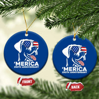 Merica Labrador Retriever Lover Ceramic Ornament 250th Anniversary Gift