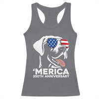 Merica Labrador Retriever Lover Racerback Tank Top 250th Anniversary Gift