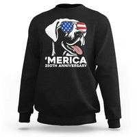 Merica Labrador Retriever Lover Sweatshirt 250th Anniversary Gift
