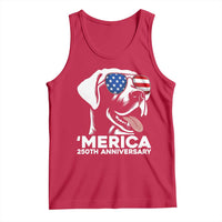 Merica Labrador Retriever Lover Tank Top 250th Anniversary Gift