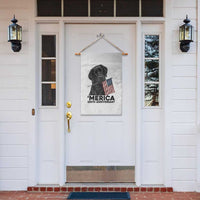 Patriotic Labrador Retriever Garden Flag America 250th Anniversary Gift