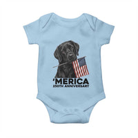 Patriotic Labrador Retriever Baby Onesie America 250th Anniversary Gift