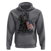 Patriotic Labrador Retriever Hoodie America 250th Anniversary Gift