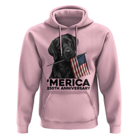 Patriotic Labrador Retriever Hoodie America 250th Anniversary Gift