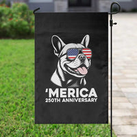 Merica French Bulldog Lover Garden Flag 250th Anniversary Gift