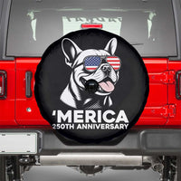 Merica French Bulldog Lover Spare Tire Cover 250th Anniversary Gift