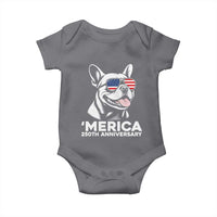 Merica French Bulldog Lover Baby Onesie 250th Anniversary Gift