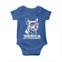 Merica French Bulldog Lover Baby Onesie 250th Anniversary Gift