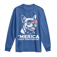 Merica French Bulldog Lover Long Sleeve Shirt 250th Anniversary Gift