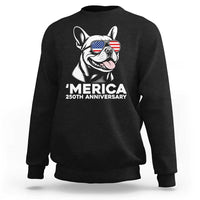 Merica French Bulldog Lover Sweatshirt 250th Anniversary Gift
