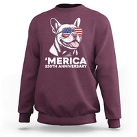 Merica French Bulldog Lover Sweatshirt 250th Anniversary Gift