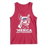Merica French Bulldog Lover Tank Top 250th Anniversary Gift