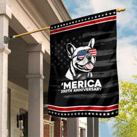 Merica French Bulldog Lover Patriotic Garden Flag 250th Anniversary Gift