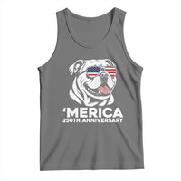 Merica English Bulldog Lover Tank Top 250th Anniversary Gift