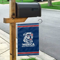 Merica English Bulldog Lover Patriotic Garden Flag 250th Anniversary Gift