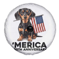 Merica Dachshund Lover Spare Tire Cover 250th Anniversary Gift