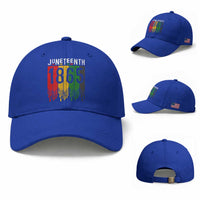 Juneteenth Freedom Pride Baseball Cap African American Heritage Graphic
