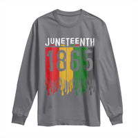 Juneteenth Freedom Pride Long Sleeve Shirt African American Heritage Graphic