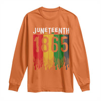 Juneteenth Freedom Pride Long Sleeve Shirt African American Heritage Graphic