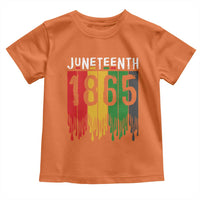 Juneteenth Freedom Pride Toddler T Shirt African American Heritage Graphic