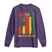 Juneteenth Rooted In Freedom 1865 Long Sleeve Shirt African American Pride