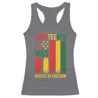 Juneteenth Rooted In Freedom 1865 Racerback Tank Top African American Pride