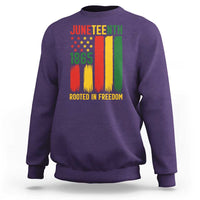 Juneteenth Rooted In Freedom 1865 Sweatshirt African American Pride