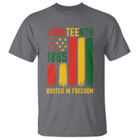 Juneteenth Rooted In Freedom 1865 T Shirt African American Pride
