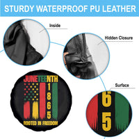Juneteenth 1865 Freedom Pride Spare Tire Cover African American Heritage Graphic