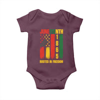 Juneteenth 1865 Freedom Pride Baby Onesie African American Heritage Graphic