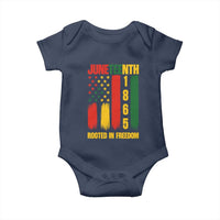 Juneteenth 1865 Freedom Pride Baby Onesie African American Heritage Graphic