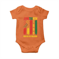 Juneteenth 1865 Freedom Pride Baby Onesie African American Heritage Graphic