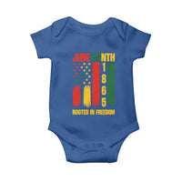 Juneteenth 1865 Freedom Pride Baby Onesie African American Heritage Graphic