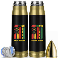 Juneteenth 1865 Freedom Pride Bullet Tumbler African American Heritage Graphic