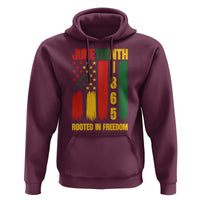 Juneteenth 1865 Freedom Pride Hoodie African American Heritage Graphic